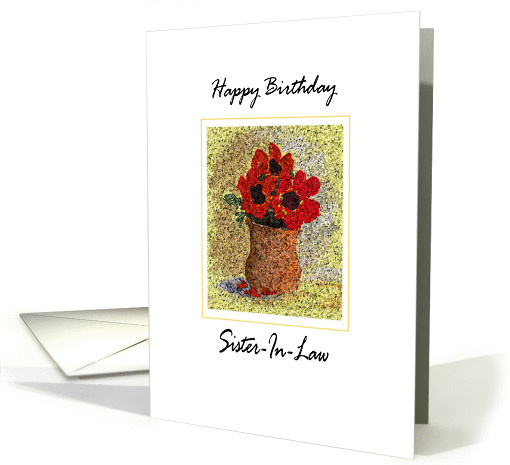 Happy Birthday Sister-In-Law card (248733)