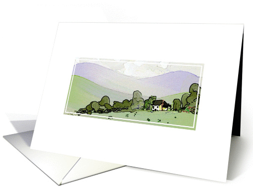 Mountain Landscape Notecard card (250324)