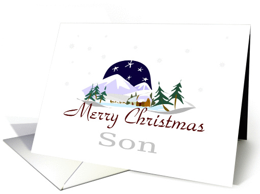 Merry Christmas Son card (273881)