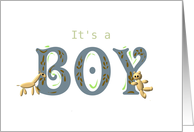 New Baby It’s A Boy card