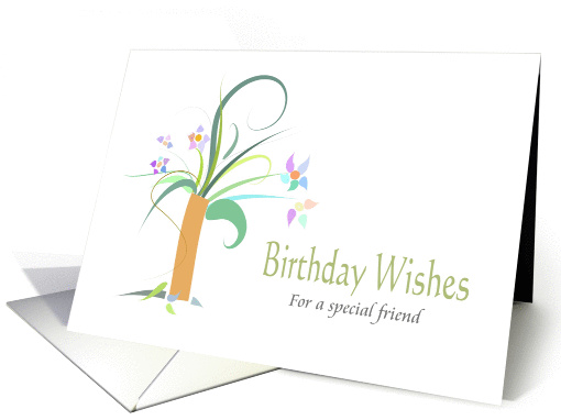 Birthday Wishes Special Friend card (338905)