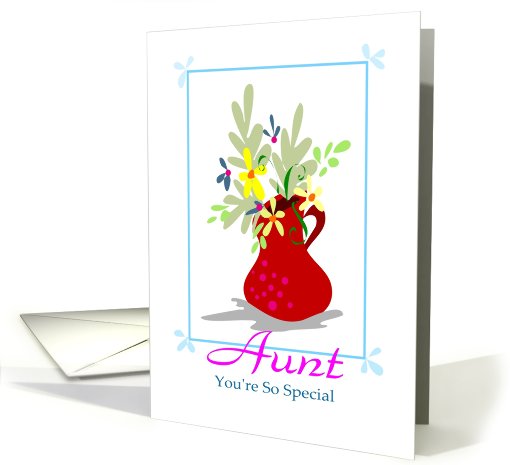 Special Aunt Birthday card (600889)
