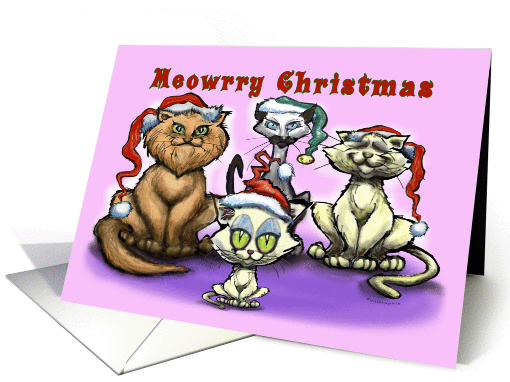 Meowrry Christmas card (1399658)
