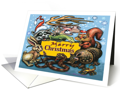 Merry Christmas Critters card (1810974)