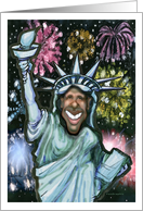 Obama New Year card