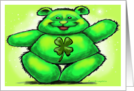 St. Patrick’s Bear card
