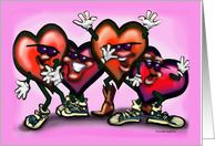 Hearts Gang Card