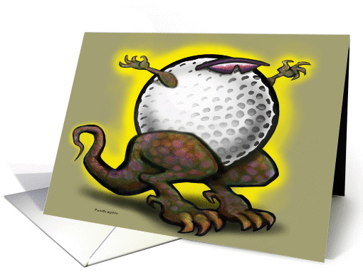 Golf-Zilla card (371189)