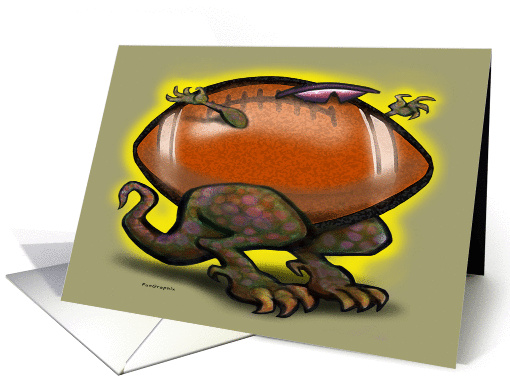 Football-Saurus Rex card (371356)