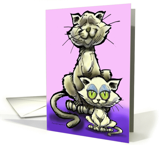 Cat n Kitten card (373582)