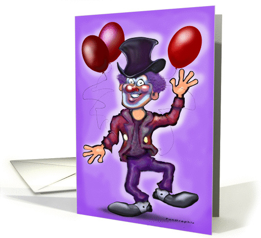 Clown card (382708)