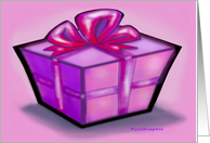 Pink Package Card