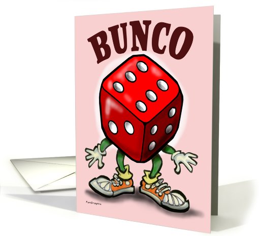 Bunco Birthday card (435632)