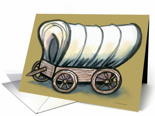Covered Wagon card (441811)