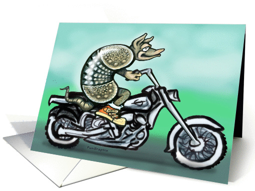 Biker Dillo card (450976)