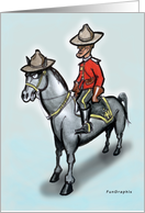 Canadian Mounty card