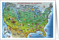 We’ve Moved, Alabama USA map card