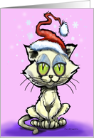 Christmas Kitten card