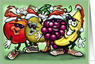 Fruity Christmas card