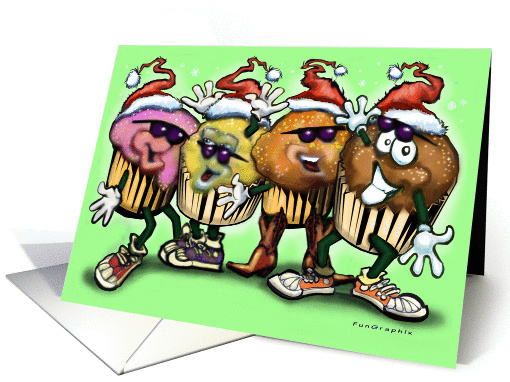 Christmas Cupcakes for Boyfriend card (720633)