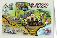 Greetings from San Antonio Texas card