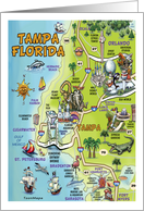 Greetings from Tampa Florida card