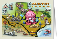 Greetings from Austin Texas card