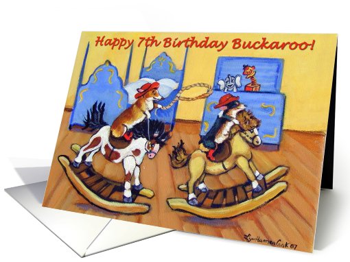 Happy 7th Birthday! card (460244)