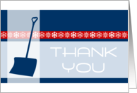 snow removal thank you from our business card