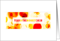 year of the monkey 2028 card