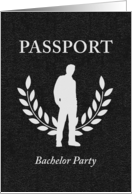 Bachelor Party Passport Invitation card