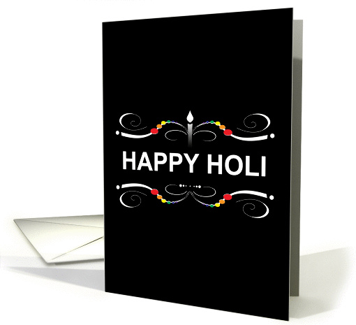 Happy Holi (blank inside) card (1344972)