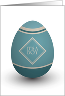 it’s a boy stork egg card