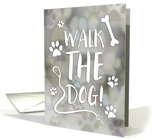 Walk the Dog Day card (1418230)