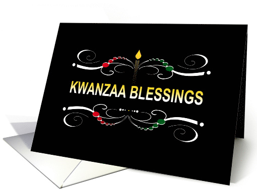 Kwanzaa Blessings Blank Inside card (1494186)
