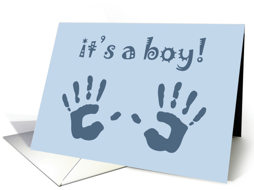 it's a boy! card (231776)