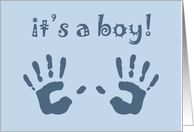 it’s a boy! card