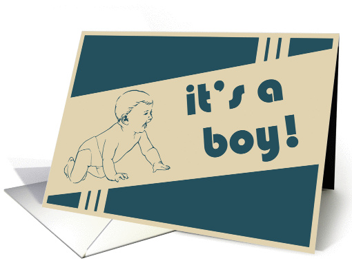 it's a boy! card (235160)