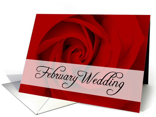 february wedding card (266903)