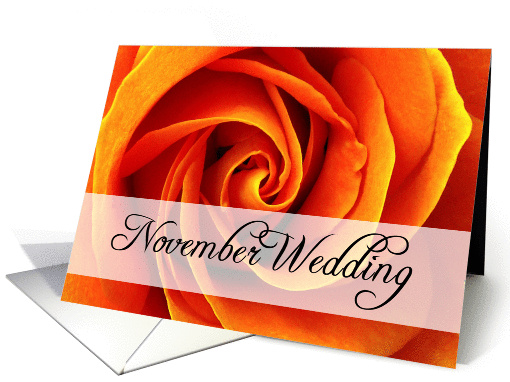 november wedding card (267420)