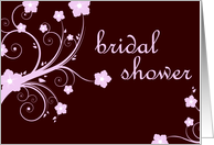 bridal shower card