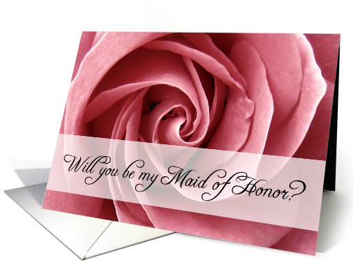 will you be my maid of honor? card (273843)