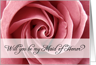 will you be my maid of honor? card