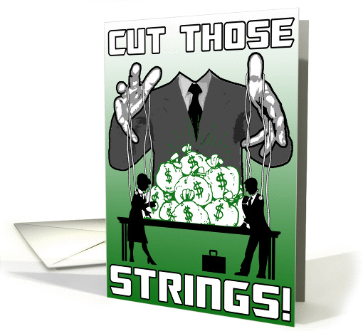 happy retirement! let's cut those strings! card (274670)