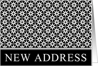 new address (pattern elegance) card