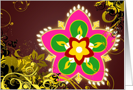 happy diwali : hi-fi rangoli card