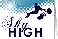 sky high cycling card