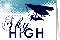 sky high hang gliding card