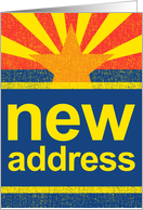arizona flag new address announcement card