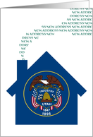 new utah address (flag) card